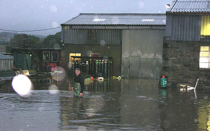 Flooding at Newhall Smiddy - 2006