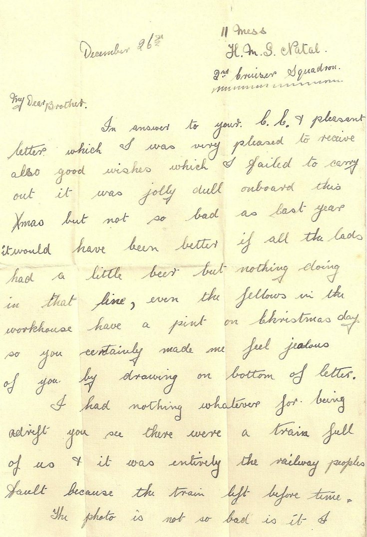 Letter from Arthur Taylor