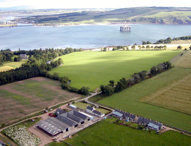 Aerial View of Cromarty Mains