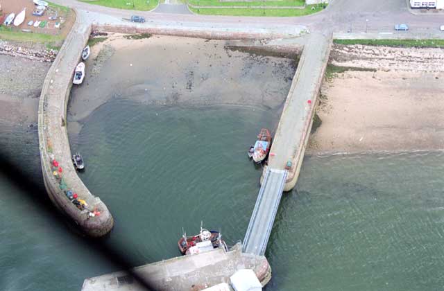 Harbour from the air