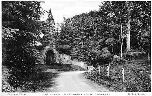 The tunnel to Cromarty House