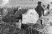 Unusual picture showing rooftops