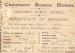 Cromarty School Board - Certificate