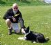 Macy with Dave on the Links
