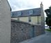 Barkly House - lime pointing, harling and wash being redone 2010