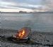 Ronald's Boat gets a Viking Funeral
