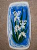 An old Cromarty Pottery wild flower design plate/dish