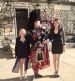 Emily Kelly and Estere Vitola at Edinburgh Castle