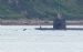 Dolphins bow-riding submarine in the firth - 2003