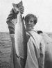 Michael or Erwin Roehling with large fish.