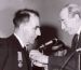 Albert Watson receiving medal - 1960